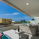 شقة Modern New Terrazas De Costa Adeje. Heated Pool, Big Terrace And Private Parking أذيخي