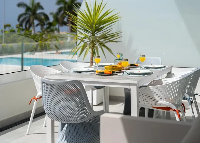 Modern New Terrazas De Costa Adeje. Heated Pool, Big Terrace And Private Parking Адехе