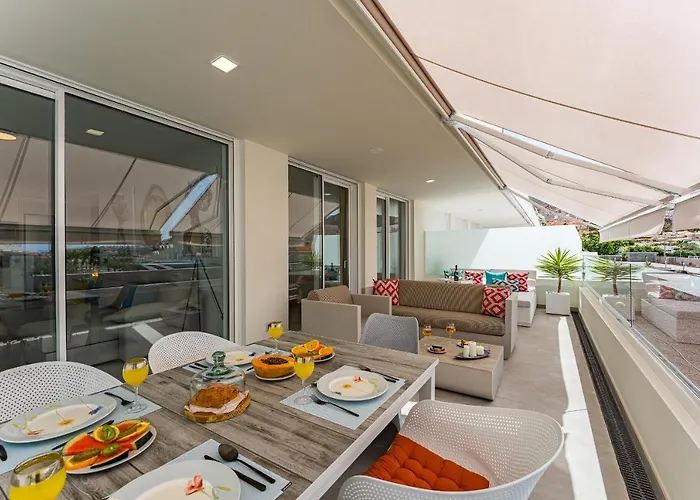 Modern New Terrazas De Costa Adeje. Heated Pool, Big Terrace And Private Parking Адехе