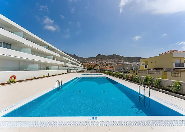 Modern New Terrazas De Costa Adeje. Heated Pool, Big Terrace And Private Parking