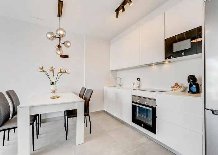 Апартаменты Modern New Terrazas De Costa Adeje. Heated Pool, Big Terrace And Private Parking Адехе