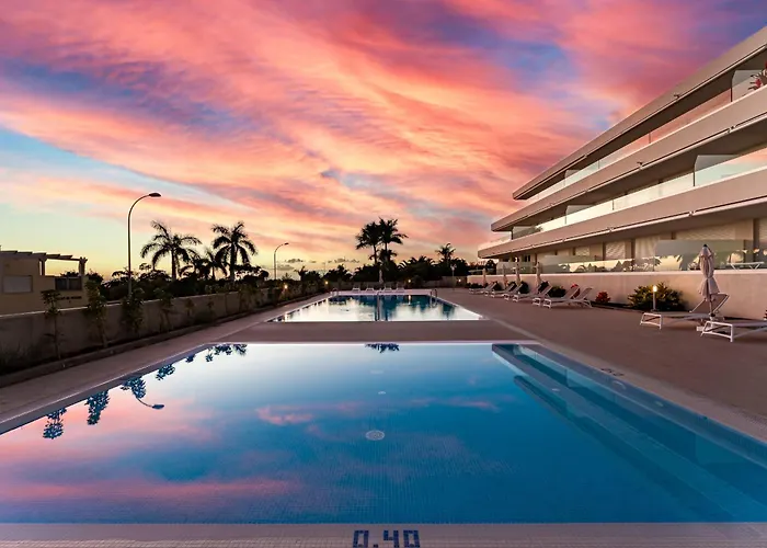 Апартаменты Modern New Terrazas De Costa Adeje. Heated Pool, Big Terrace And Private Parking *