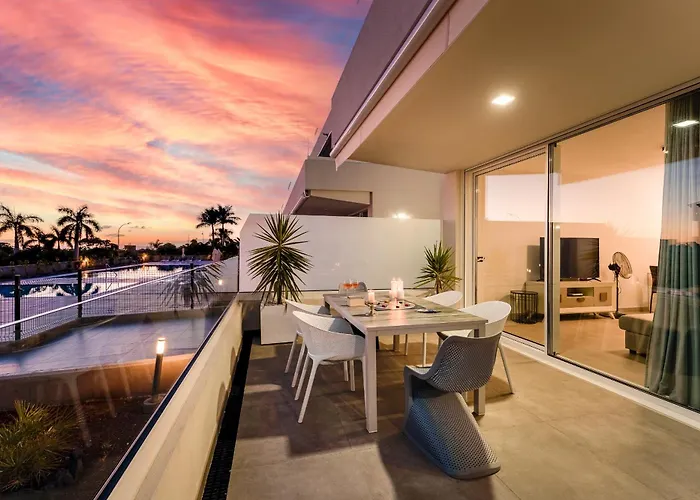 Modern New Terrazas De Costa Adeje. Heated Pool, Big Terrace And Private Parking Апартаменты *