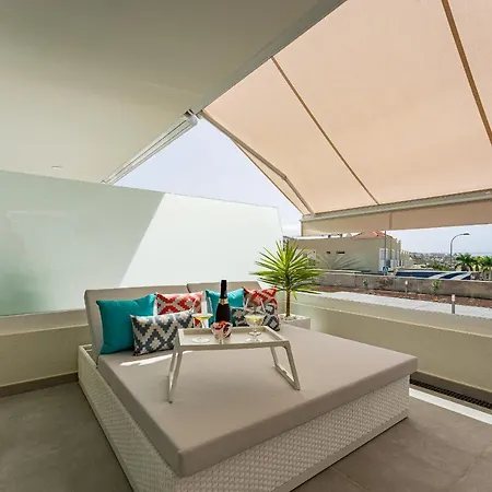 Modern New Terrazas De Costa Adeje. Heated Pool, Big Terrace And Private Parking Apartmán Costa Adeje (Tenerife)