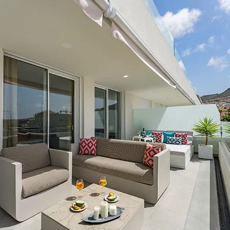 Modern New Terrazas De Costa Adeje. Heated Pool, Big Terrace And Private Parking Адехе